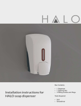 Halo Liquid Soap Dispenser User manual