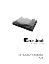 Pro-Ject Audio System Pro-Ject Audio System X2B Turntable User manual