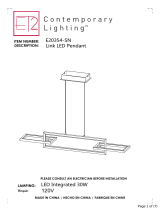 ET2 Contemporary Lighting E20354-SN User manual