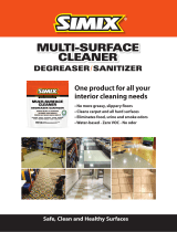 SIMIX Multi-Surface Cleaner User manual