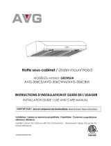 AVG -306CS Under-Mount Hood User manual