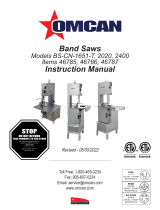 Omcan BS-CN-1651-T User manual