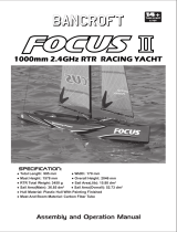 BancroftFocus II 1000mm 2.4GHz RTR Racing Yacht