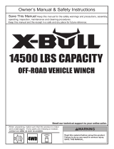 X-BULL 14500 LBS Capacity OFF-Road Vehicle Winch User manual