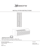 Seasons SP07H2-20 Heat Pump 230 Volt User manual