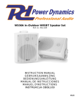 Power Dynamics 952.539 WS50A User manual