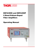 THORLABS EDFA300P User manual