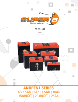 SUPER-B SUPER-B Andrena Series Lithium Ion Battery User manual