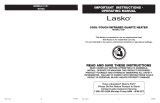 Lasko 6101 User manual