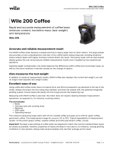 Wile 200 Coffee Moisture and Density Meter User manual