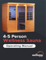 Wellness 4-5 Person Wellness Sauna User manual