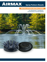 Airmax Fountain Spray Pattern Nozzle User manual