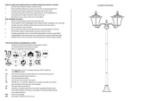 Cattleya 72.75 Inch H Black Solar LED Post Light User manual
