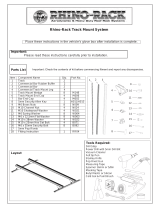 Rhino Rack RHINO-RACK RLTP 2 Track Mount System User manual
