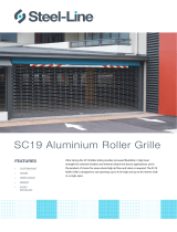 Steel-Line Steel-Line SC19 Aluminium Roller Grille User manual