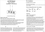 ACROMA 3 Light 3 x Max 60W Medium Base User manual