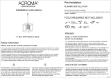ACROMA 2301BGCR User manual