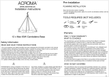 ACROMA 12 x Max 60W Candelabra Base User manual