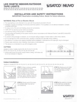 SATCO NUVO 64-100 User manual