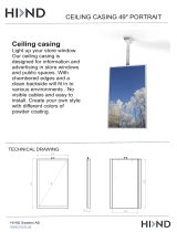 HI-ND HI-ND 49 Inch Ceiling Casing Portrait User manual