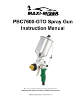 Apollo Maxi-Miser PBC7600-GRO Spray Gun User manual
