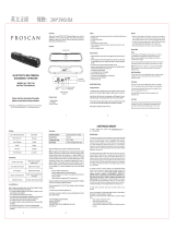 ProScan PSP1740 User manual