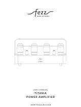 Fezz Audio Titania Power Amplifier User manual