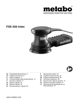 Metabo FSX 200 INTEC User manual