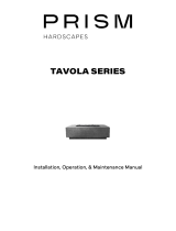Prism Tavola-Series User manual