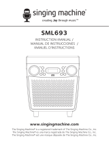 Singing Machine SML693 User manual