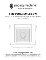 Singing Machine SML668W User manual