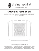 Singing Machine SML668G User manual