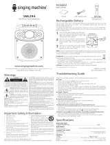 Singing Machine SML294 User manual