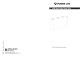 Power-Lite POWER-LITE LED Wall Light Ultra Slim User manual