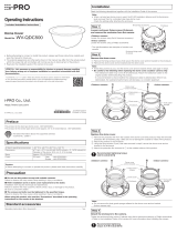 i-PRO i-PRO WV-QDC500 Clear Dome Cover User manual