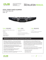 DV8 Off-Road DV8 Off-Road FBDR1-05 Steel Front Winch Bumper User manual