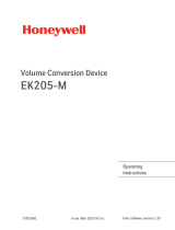 Honeywell EK205-M User manual