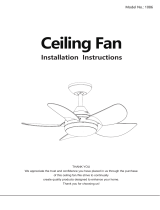 The Home Depot 1086 Smart Ceiling Fan User manual