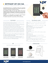 xpr MTPADP-BT-EH-SA User manual