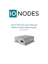 IONODES ION-E100-HD User manual