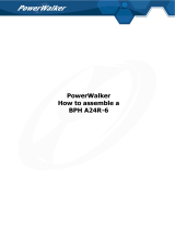 PowerWalker BPH A24R-6 User manual