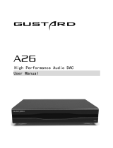 GUSTARD A26 User manual