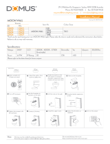DOMUS 22820 MOON WALL Interior Wall Light User manual