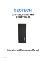 Ozotech BTU Series User manual