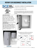 SCE EXR12-30T200 Rotary EXR Enclosure User manual
