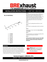 BRExhaust 106-0252 User manual