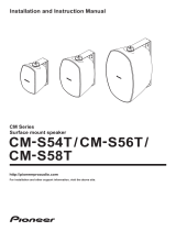 Pioneer CM-S54T User manual