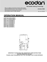 Mitsubishi Electric EHPT 15 User manual