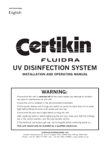 Certikin UV User manual