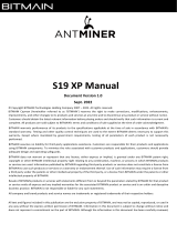 BITMAIN S19 XP User manual